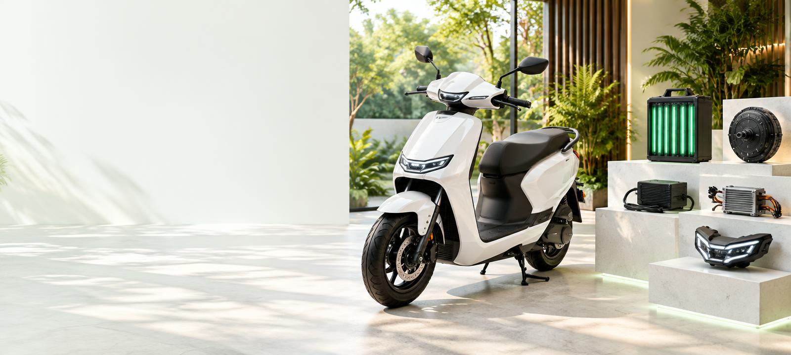 Electric scooter and genuine EV parts from Shaw Traders EV